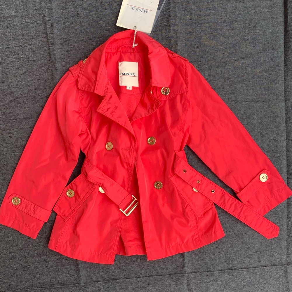 Kids trench rain coat